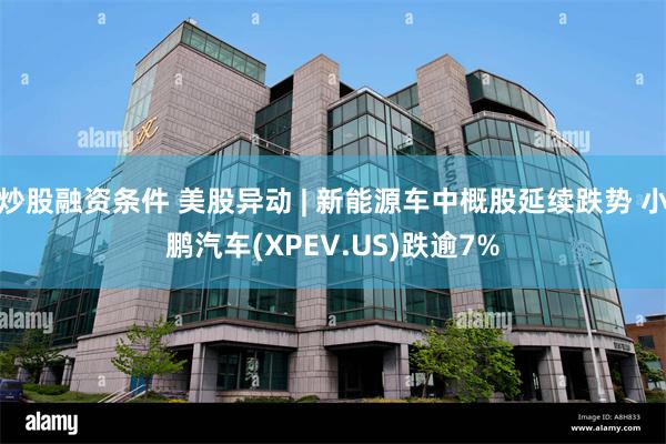 炒股融资条件 美股异动 | 新能源车中概股延续跌势 小鹏汽车(XPEV.US)跌逾7%